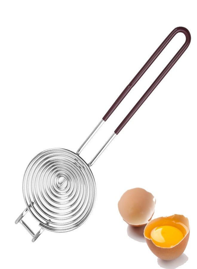 INIMAGINE Egg Yolk Separator, Egg White Separator, Premium Egg White Separator Tool with Non-Slip Handle for Baking and Cooking, Durable Kitchen Gadget for Eggs - Image 1